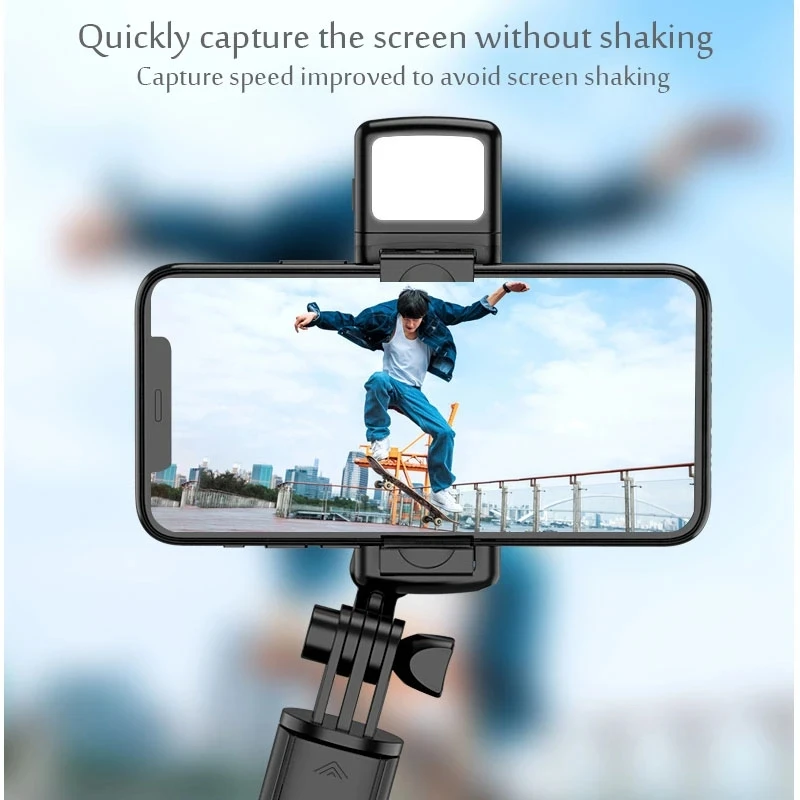 Wireless Bluetooth Selfie Stic - огляд і ціна Photography Video Lighting Kit With Adjustable Tripod Stand